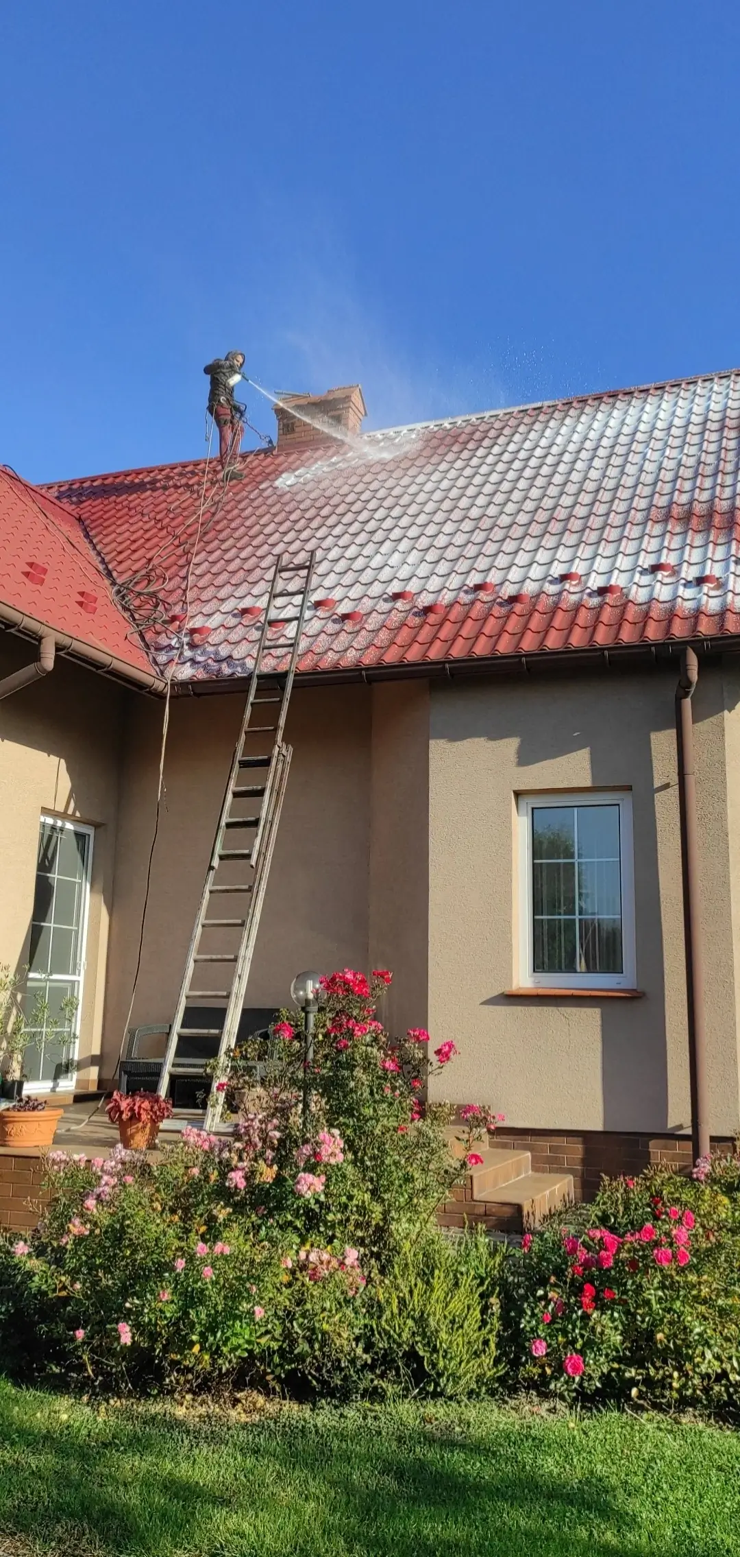 Mycie mchu z dachu Leżajsk 2025